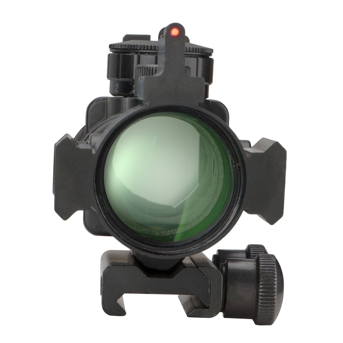Compact 4x32 Illuminated Reticle Optic with Fiber Optic Front Sight