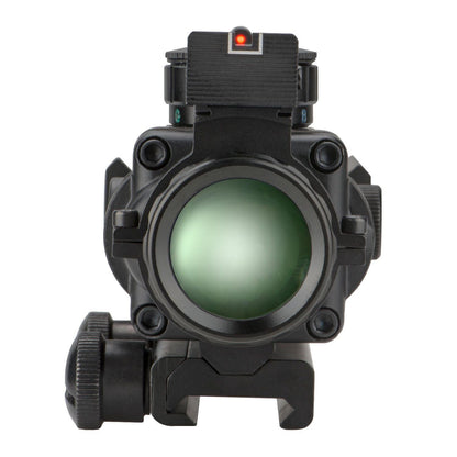 Compact 4x32 Illuminated Reticle Optic with Fiber Optic Front Sight