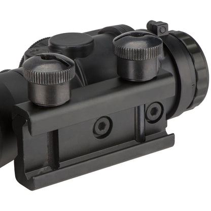 Compact 4x32 Illuminated Reticle Optic with Fiber Optic Front Sight