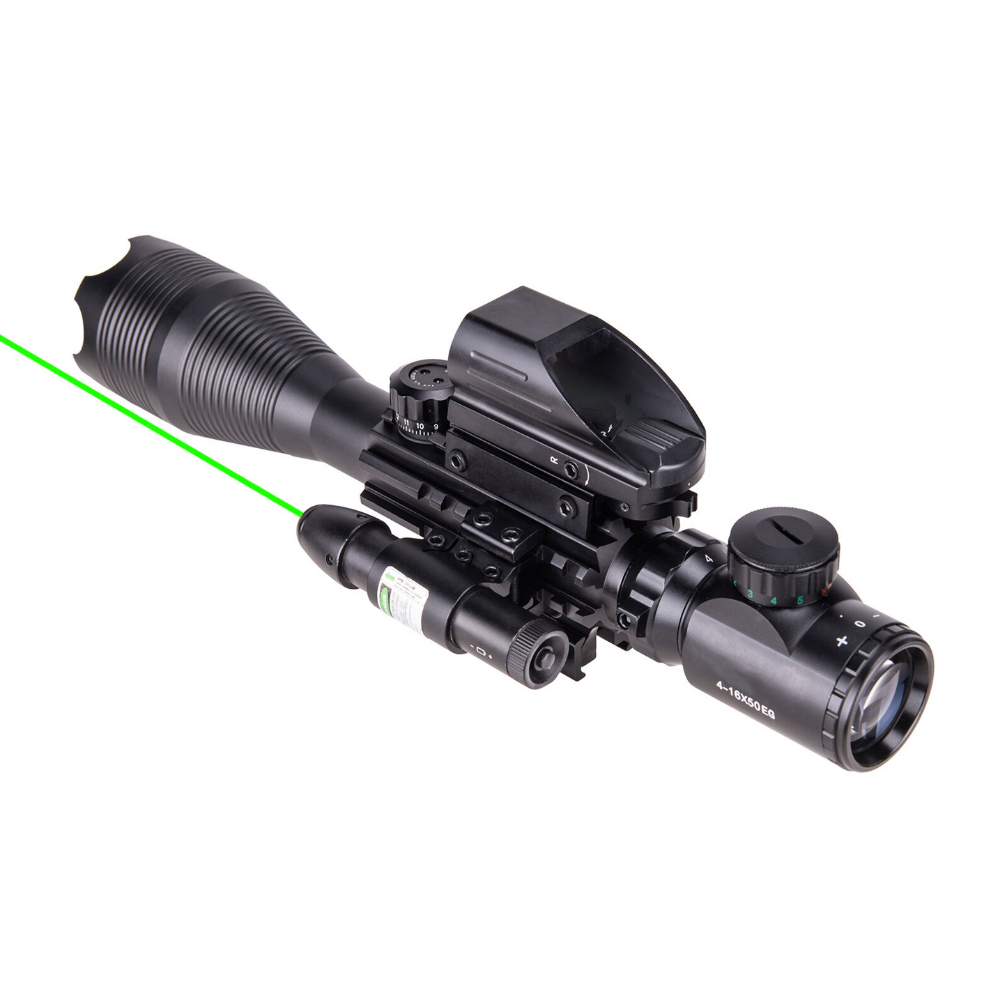 TAC-1:  4-16x50 Illuminated Reticle Scope Package
