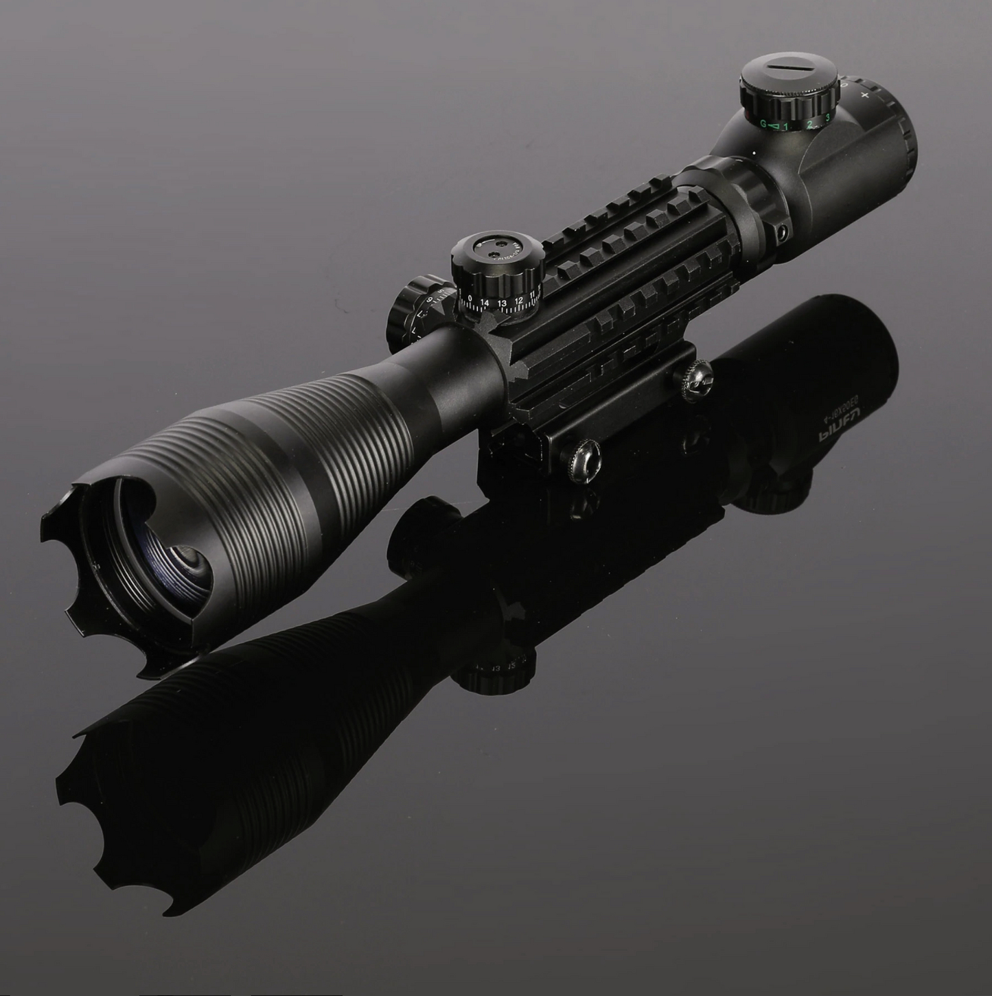 TAC-4: 4 Piece 4-16x50 Illuminated Reticle Scope Package