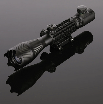 TAC-4: 4 Piece 4-16x50 Illuminated Reticle Scope Package
